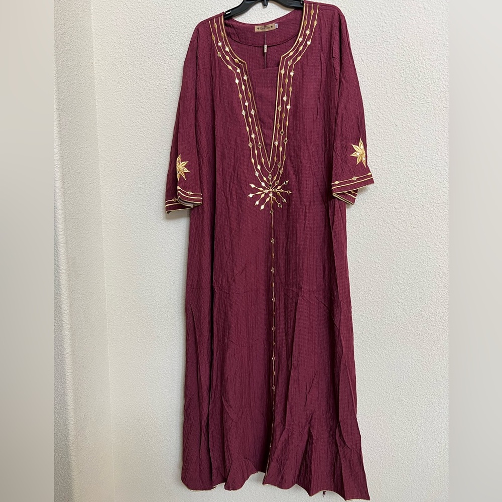Fancy Long Women’s Maxi Dress Gown Abaya Comfortable For All Occasions/seasons